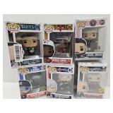 LOT OF 6 FUNKO POPS unknown if complete