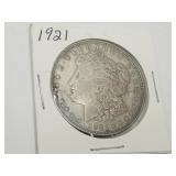 1921 Silver Morgan Dollar Coin