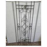 Heavy Duty Ornate Metal Garden Trellis 23.5 x 72"