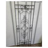 Heavy Duty Ornate Metal Garden Trellis 23.5 x 72"