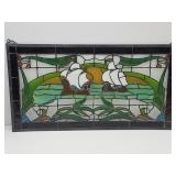 Stained Glass Window Decor  29 x 15"
