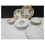 Large Plate Lot  Fine China, Victorian Rose Sango+