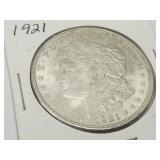 1921 Silver Morgan Dollar Coin