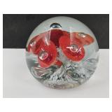 Monte Dunlavy Glass Paperweight