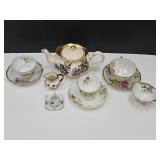 Price Bros Tea Pot, Royal Ablbert Tea Cup Saucer+