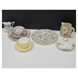 Nelson Ware England Plate & 4" Pitcher,  Prussia +