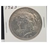 1923 Silver Peace Dollar Coin