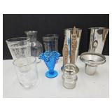 VTG bareware & Fenton Glass Base