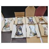 LOT OF Viletta Collector Plates w Boxes