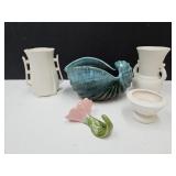 Pottery Lot Haeger, Hull, Wall pocket w nic +