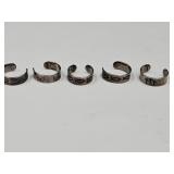 Lot of 925 Silver Toe Rings see weight