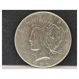 1925 Silver Peace Dollar Coin