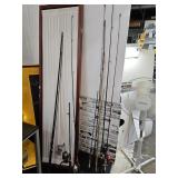 Lot of Fishing Poles- Zebco Slingshot & More