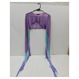 CLUB EXX Dancing, Fringed, Party Top size 1X
