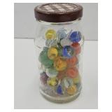 Approximately 53 Vintage Marbles