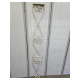 Ornate Wrought Iron Column 7.5" w x 62" high