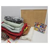 Queen Flat Sheet, Valences, Shams, Placemats +