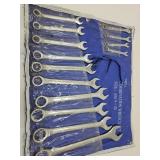 14 PC. Combination wrench set with holder