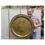 Large 30" W BRASS Tray