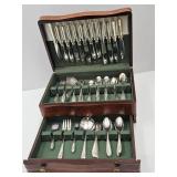 Onieda Flatware Utensils with  Storage Box