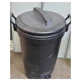 Rubbermaid  Bruiser Trash Can with Wheels