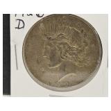 1926 D Silver Peace Dollar Coin