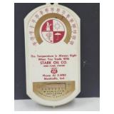 VTG Advert Thermometer STARK OIL Monticello 6"H