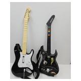 2 Fender Stratocaster Guitars for gaming systems