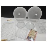 Picnic Accessories 3 outdoor Caddies 4-metal foods