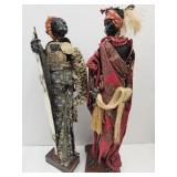 28" h  Vintage African Xhosa Hand Made Sculpture