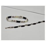 2 Bracelets 925 Silver Bracelet  + One Non Silver