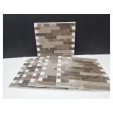 6  12"X12" Glass Tile Back Splash