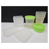 Plastic Freezer Containers 4-8oz Ball Jars Bes-Pak