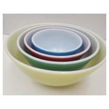 VTG Pyrex Primary Mixing Bowls