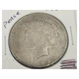 1922 Silver Peace Dollar Coin
