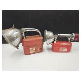 2 Vintage BIG BEAM  Flashlights