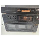 Sharp Amplifier Stereo Tuner, Cassette Player