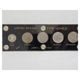 US Type Nickels See Dates