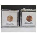 2 New 2025 Last Issue Penny Coins D & P