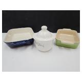 Lecreuset, Staub, Pfaltzgraff  Dishes