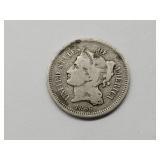1865 3Cent Coin