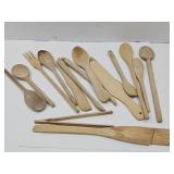 Wood Spoon Lot