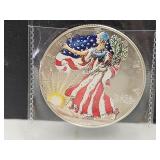 1999 One Ounce Painted Silver Eagle Dollar Coin