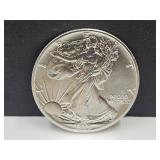 1989 One Ounce Silver Eagle  One Dollar Coin