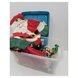 Tote with VTG Christmas Decor
