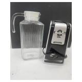 Nice Electric Can Openerr & Glass Water Pitcher