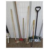 Large Lot of Garden Tools, Ho, Weed Wacker +