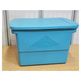 Teal 18 Gal Storage Tote