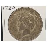 1923 Silver Peace Dollar Coin