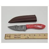 Damascus Knive with Sheath